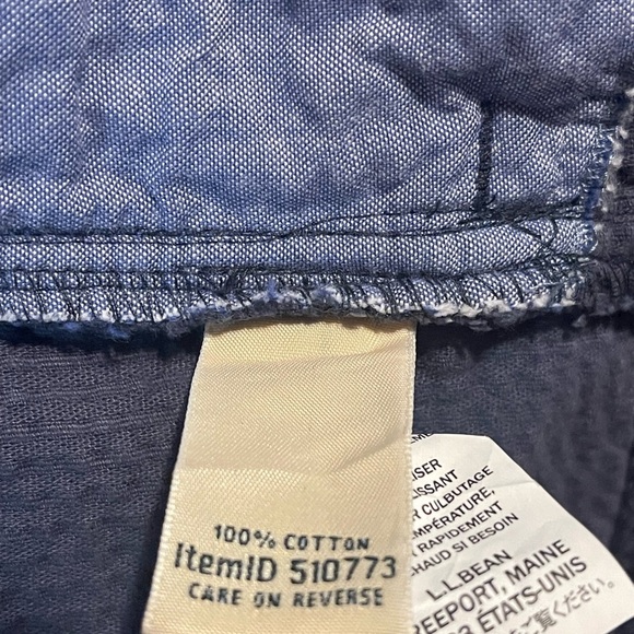 L.L. Bean Dark Blue Corduroy Shaket - Picture 9 of 9